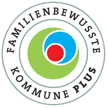 Label für die Auszeichung zur Familienbewussten Kommune Plus